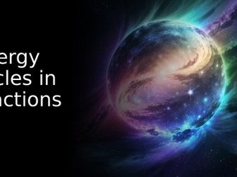 IBDP - Chemistry - Reactivity 1.2 - Energy cycles in reactions