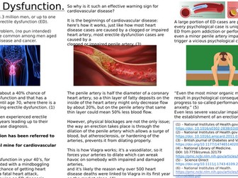 MOvember - Men's Health - Erectile Dysfunction.