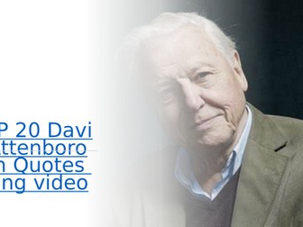 Sir David Attenborough quotes