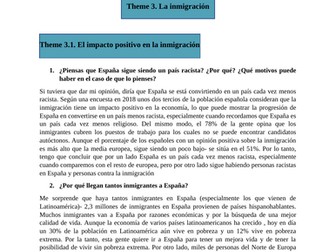 EDEXCEL Spanish A-Level Y13 Oral Questions