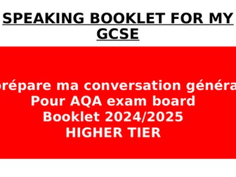 AQA GCSE GENERAL CONVERSATION-Speaking Exam