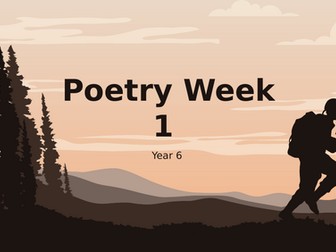 Poetry - 1 Week 5 Lesson - War