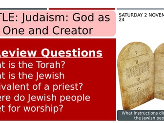 AQA Religious Studies Jewish Beliefs