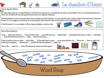 French bedroom description