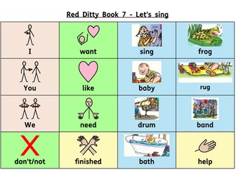 RWI Red Ditty Book 7 - Let's sing resources