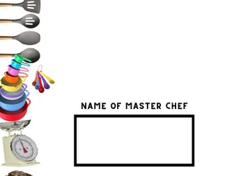 NCFE Basic Food Preparation and cooking for AP Learners/SEN/Secondary