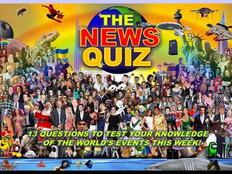 The News Quiz October November 4th - 11th 2024 Form Tutor Time Current Affairs