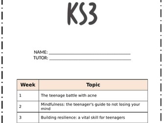 PSHE-KS3- Guided Reading Booklet- Healthy Living and Wellbeing