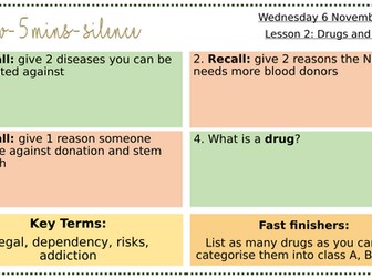 PSHE-KS3- Drugs and the Law