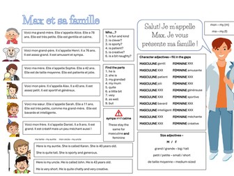 French family descriptions