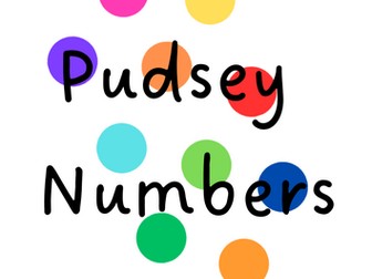 Pudsey Theme Numbers