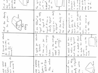 Higher Maths GCSE Proportion Reasoning Revision Mat