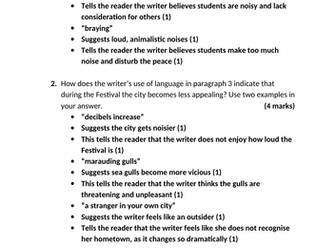 Higher English R4UAE RUAE Close Reading Word Choice Task and Lesson