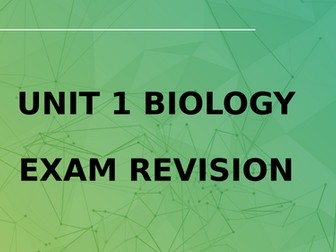 BTEC Unit 1 Biology exam revision presentation