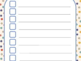 SEND Daily Checklist