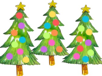 Pom Pom Christmas Trees