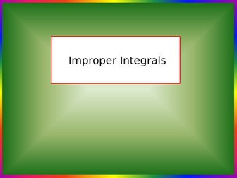 FM - Improper Integrals - PTH