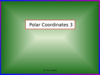 Core Pure - Polar Coordinates 3