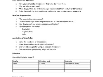 Key concepts in biology