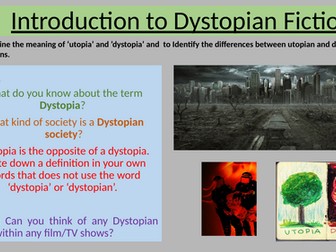 Dystopia Short SOW - 4 Lessons