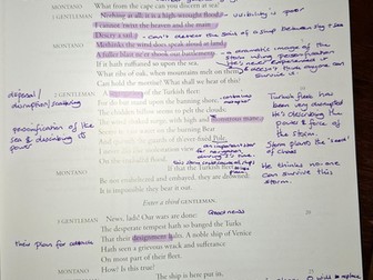 Othello Act 2 Annotated