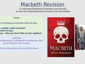 Macbeth Revision Lesson