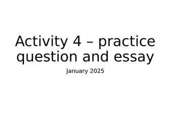 BTEC L3 Unit 4 - Activity 4 January 2025 Enquiries into Current Research in HSC practice scenario