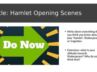 Hamlet Opening Scenes