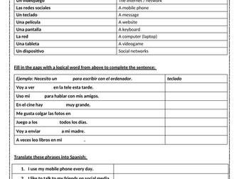 GCSE Spanish: La tecnologia