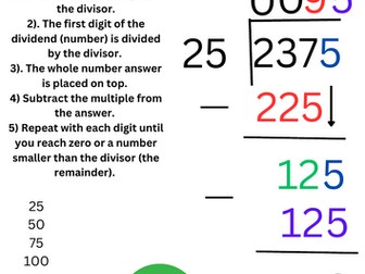 Long Multiplication & Short Division Guide