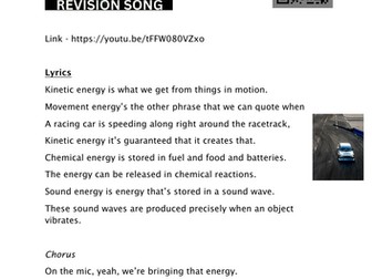 Types of Energy Song