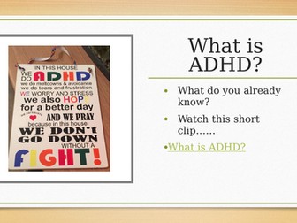 Presentation on ADHD