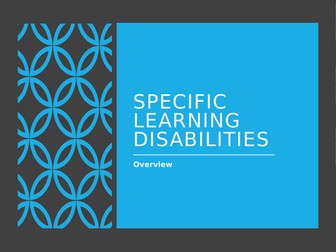 Presentation on Specific Learning Disorders