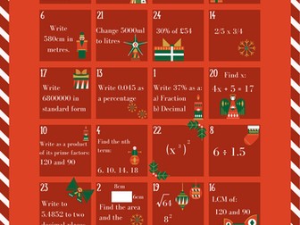 Maths Advent Calendar