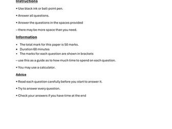 Exam-style questions Theme 3 Qs and MS