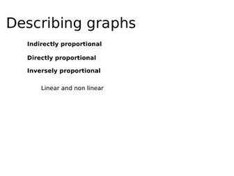 Describing graph relationships