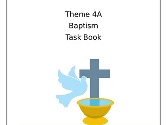 WJEC / Eduqas  A Level Christianity Baptism workbook