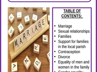 Revision guide - Marriage and family - Edexcel spec B