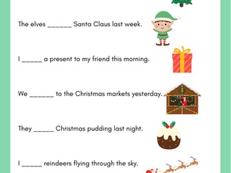 Christmas Literacy Grammar Activity Booklet