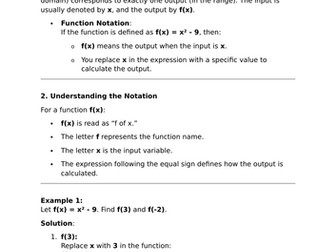 Definition of a Function - GCSE Further Maths