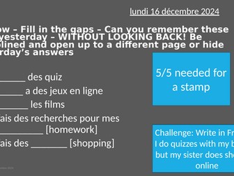 French weather and activities