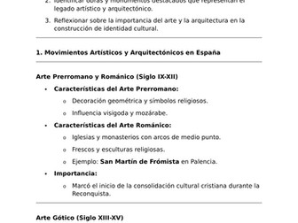 Arte y Aquitectura - A-Level Spanish Lesson