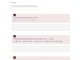 Functional Sills Maths L2 Cal Numbers Exam Qs