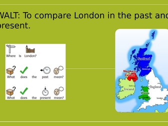 Lesson on comparing London in the past and present.