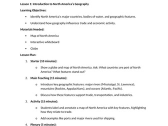 North America - Trade and Economy