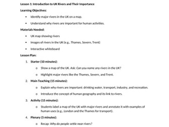 Human Geography of UK Rivers