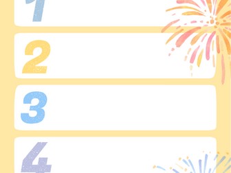 New Year Resolutions