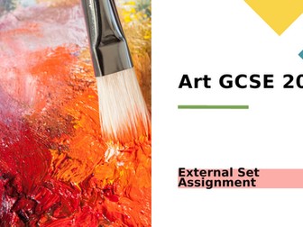 GCSE art , craft and design starting points 2025