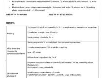 AQA GCSE MFL: new spec speaking guide