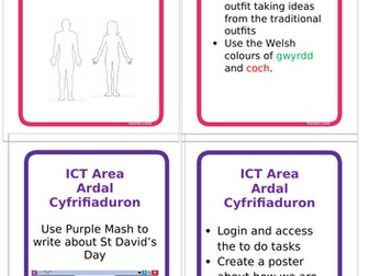 St Davids Day - Year 1/2 Provision Areas